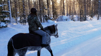equitation en hivers